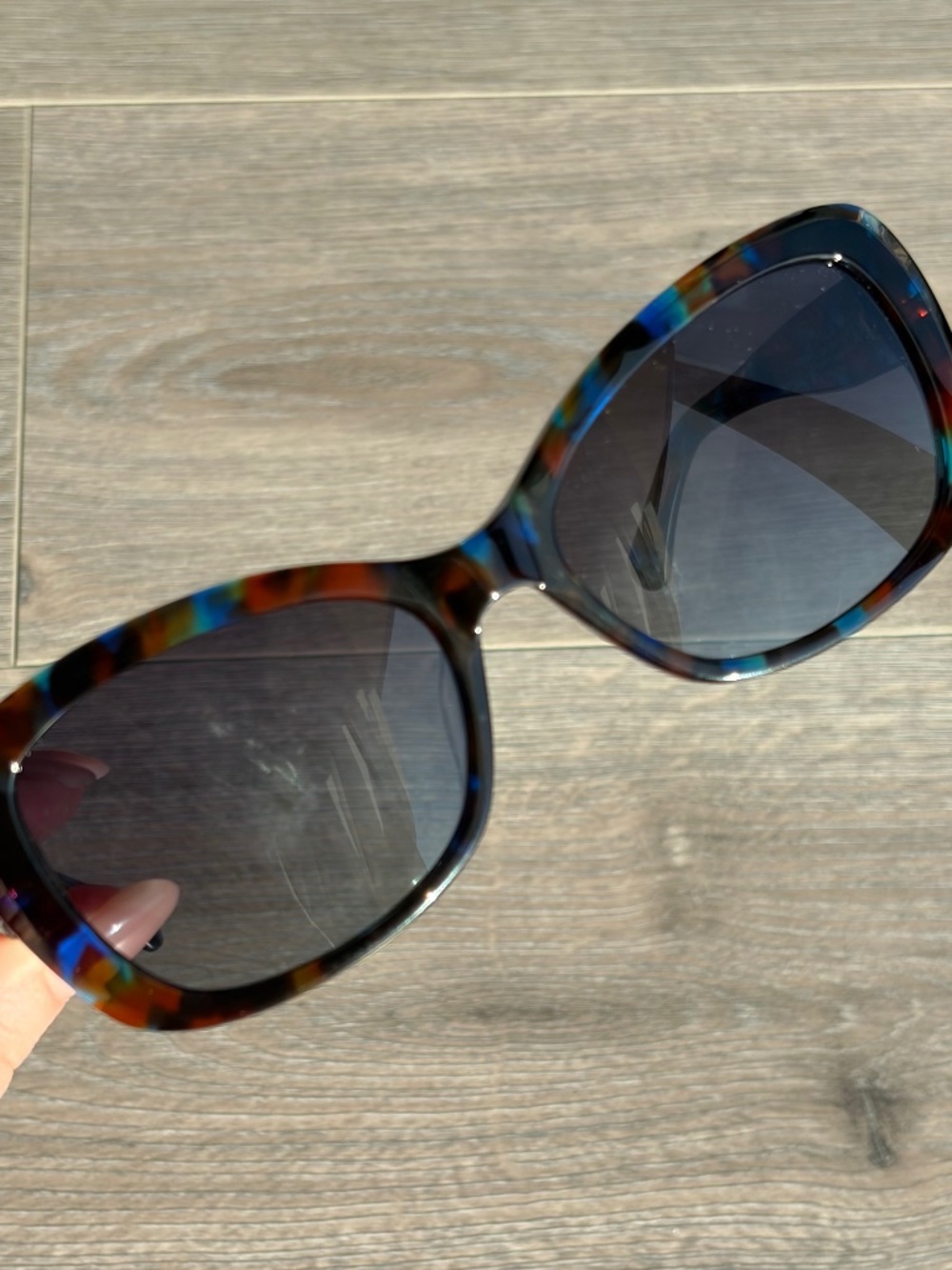 Kate Spade New York elowen gradient sunglasses  Black Blue Havana